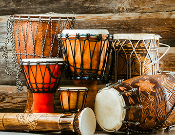 Play a Sri Lankan drum